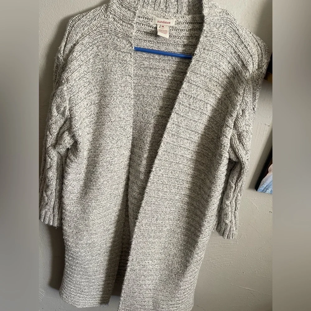 SUNDANCE COTTON LONG CARDIGAN